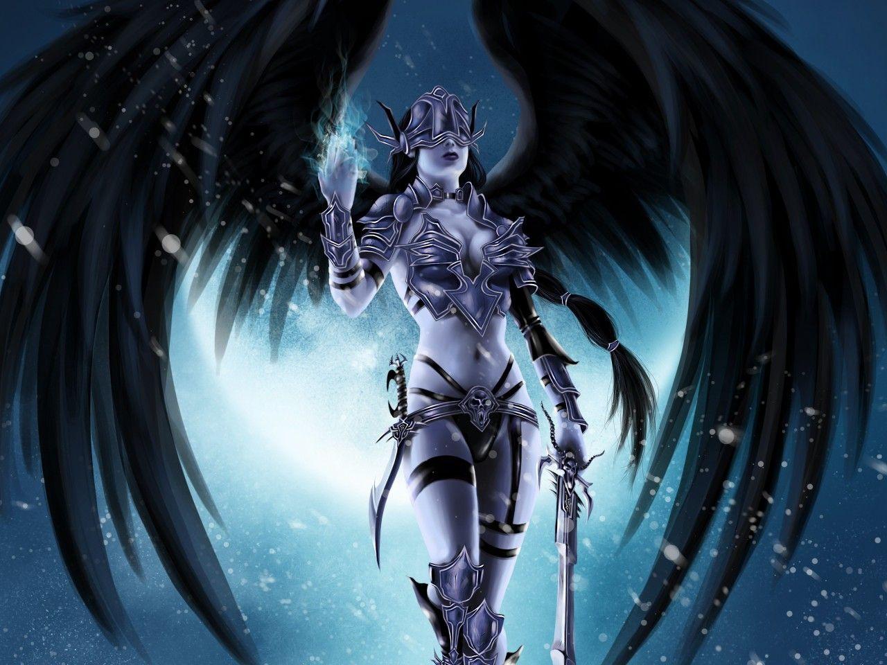1280x960 Demon Angel Hybrid Wallpaper .