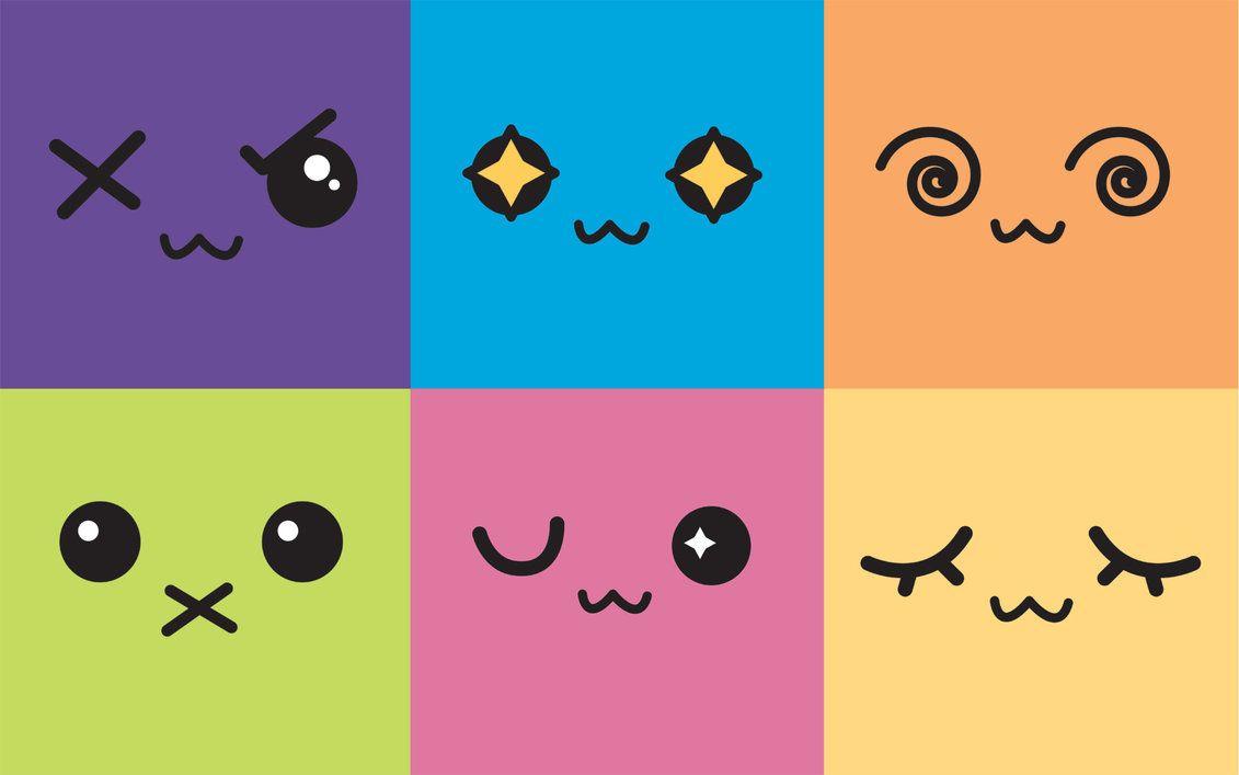 1131x707 Square Faces Loves You. Kawaii Faces