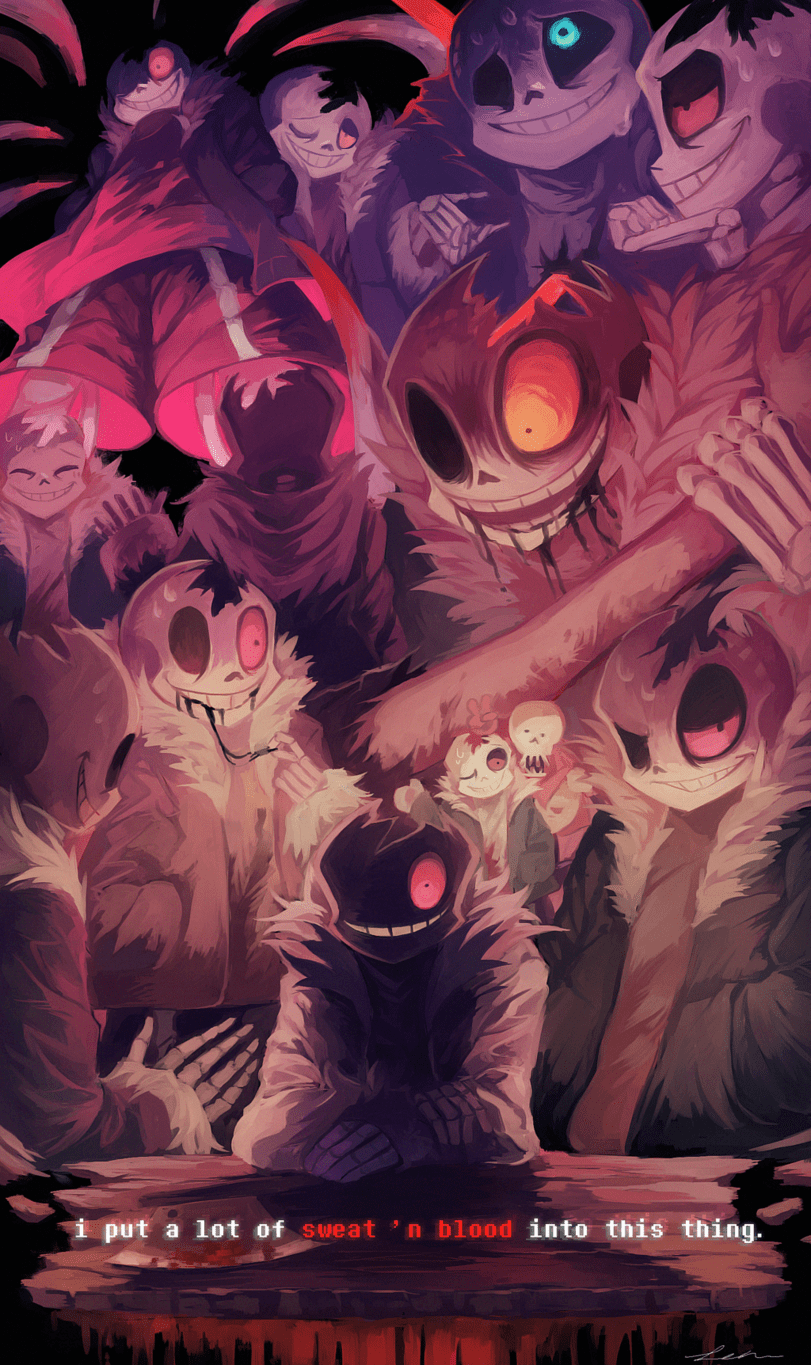 811x1365 Horrortale Sans. Undertale drawings .