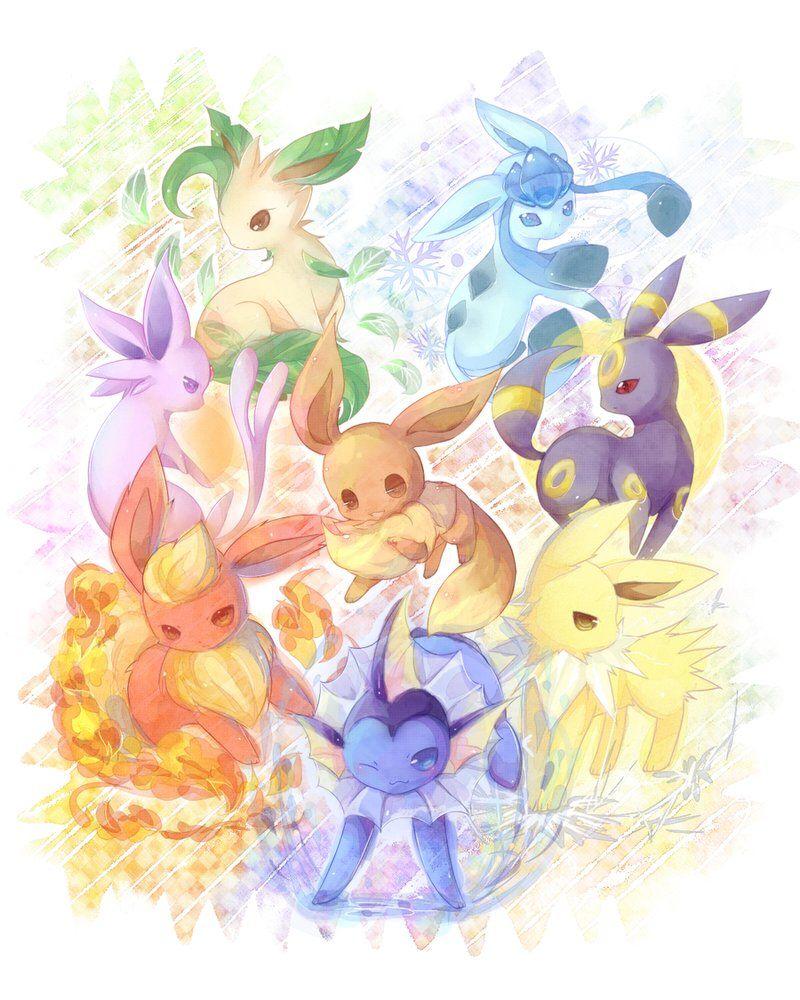 800x1000 Eevee Family By Effier Sxy