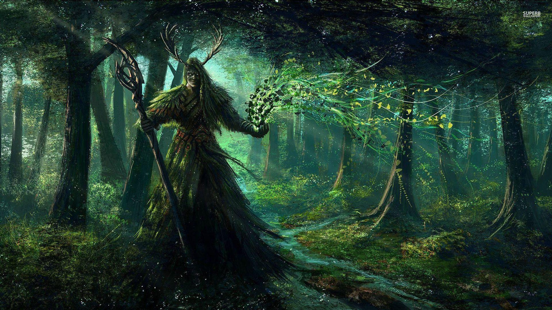 1920x1080 Druid Wallpaper HD .