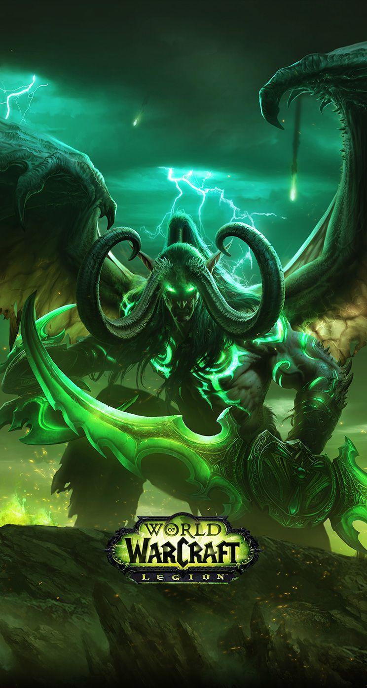 744x1392 World Of Warcraft Mobile Wallpaper