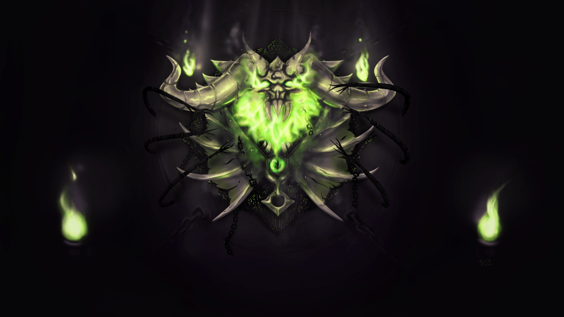 1920x1080 Warlock Wallpaper on .