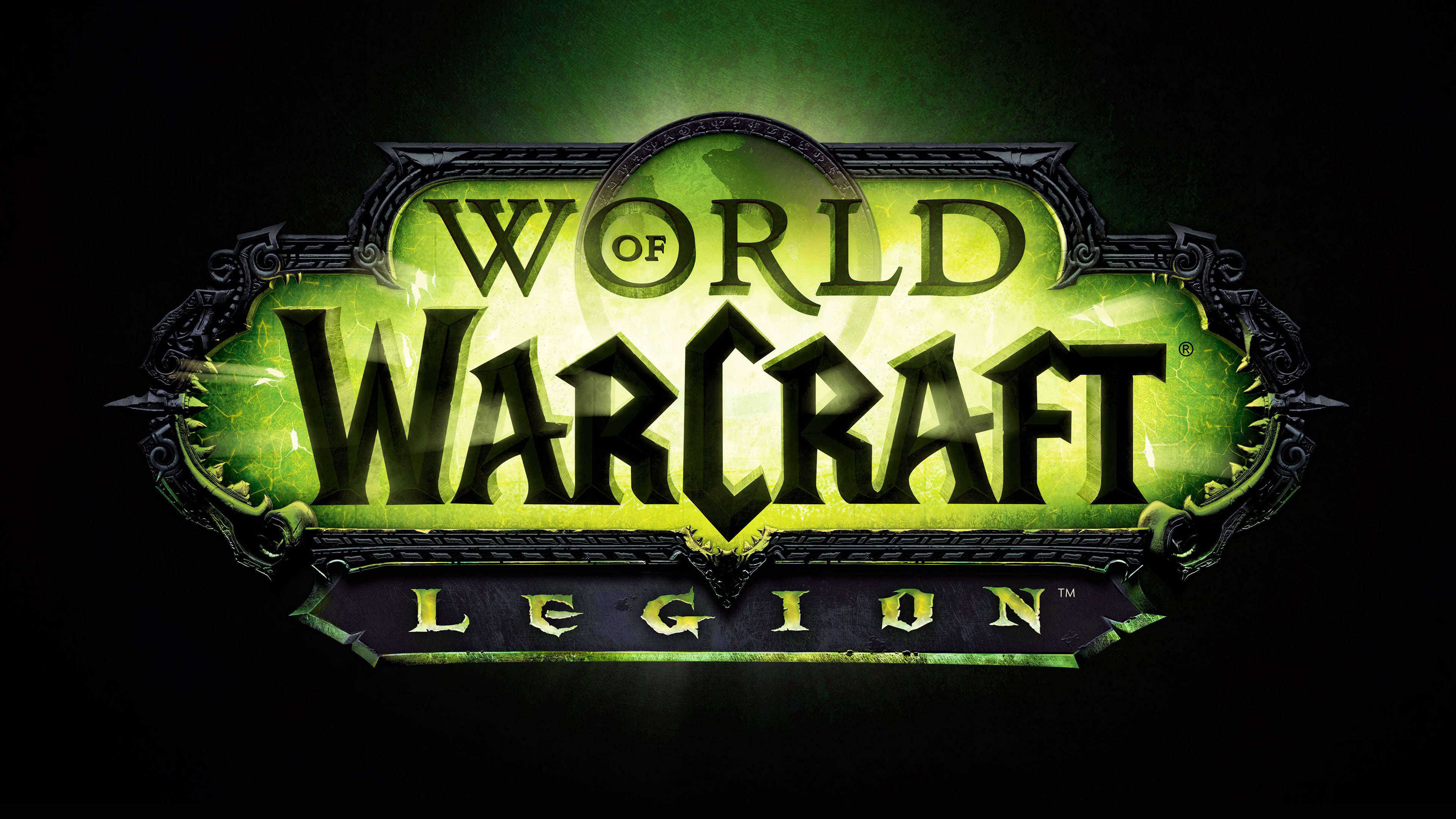3840x2160 World Of Warcraft Legion Logo UHD 4K .