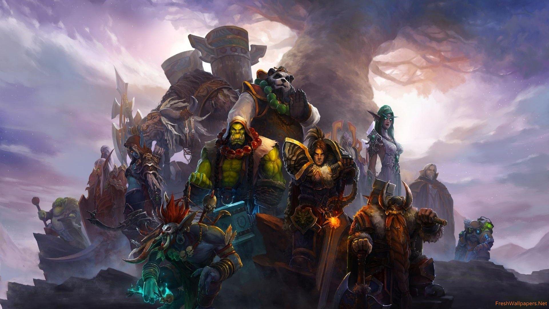 1920x1080 World of Warcraft warriors wallpaper .