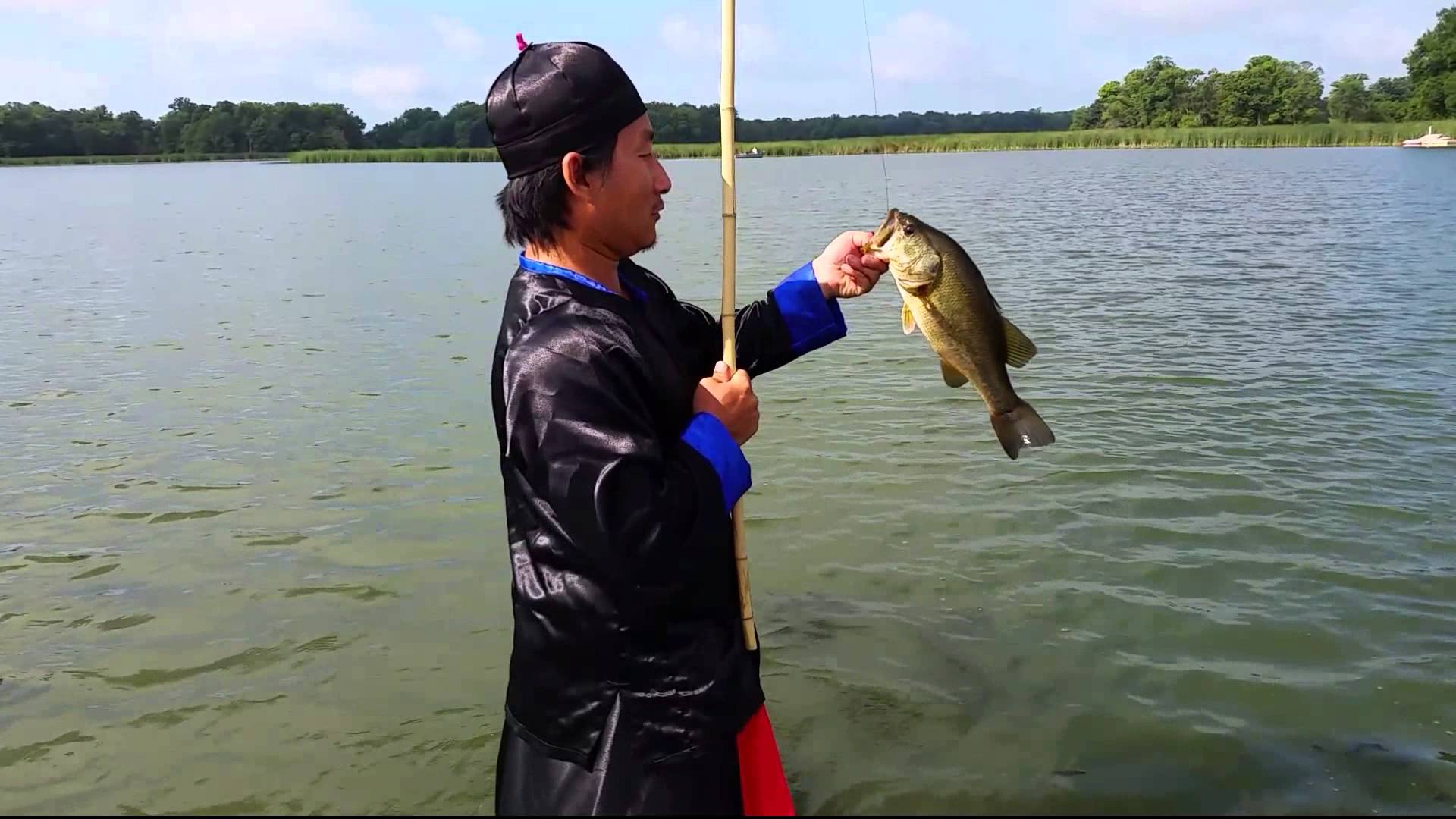 1920x1080 Hmong bamboo bass fishing