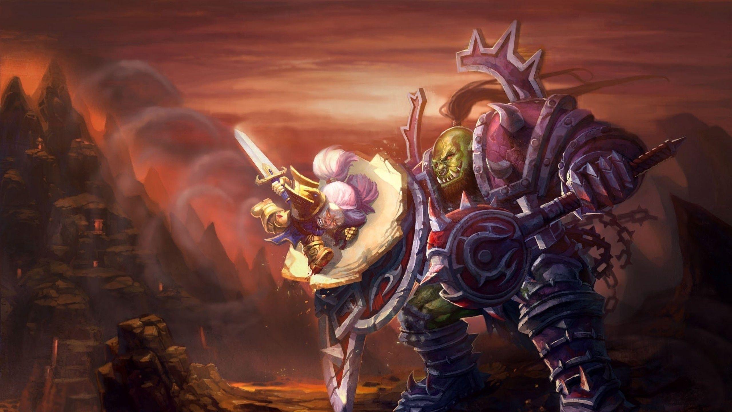 2560x1440 Wallpaper World Of Warcraft, Wow, Orc, Warrior, Dwarf, Of Warcraft Wallpaper Orc Warrior