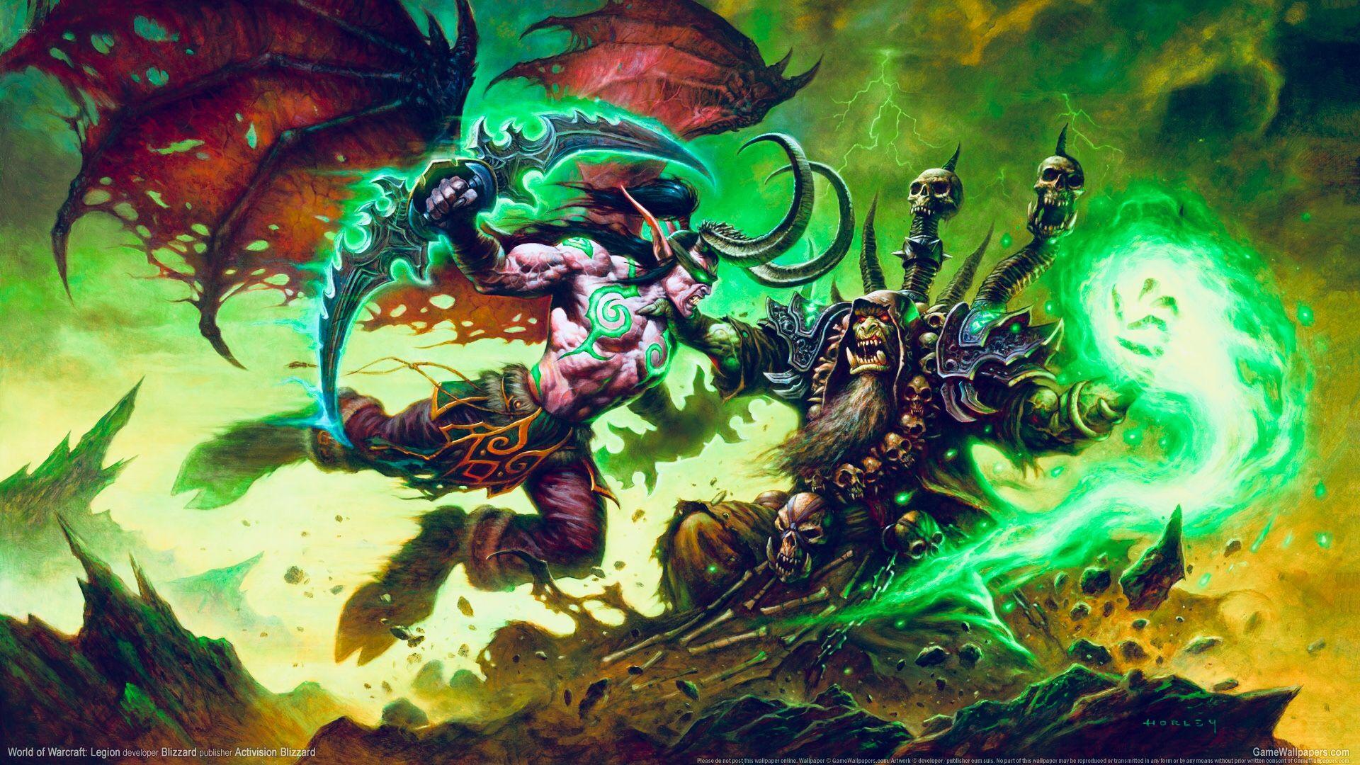 1920x1080 Warlock World Of Warcraft Legion Legion .