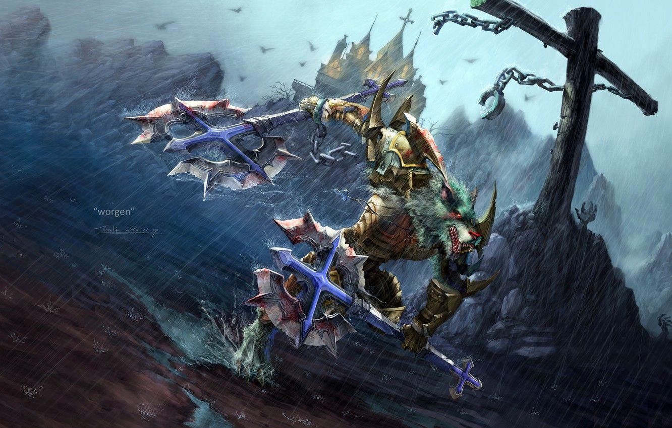 1332x850 Wallpaper world of warcraft, warrior .