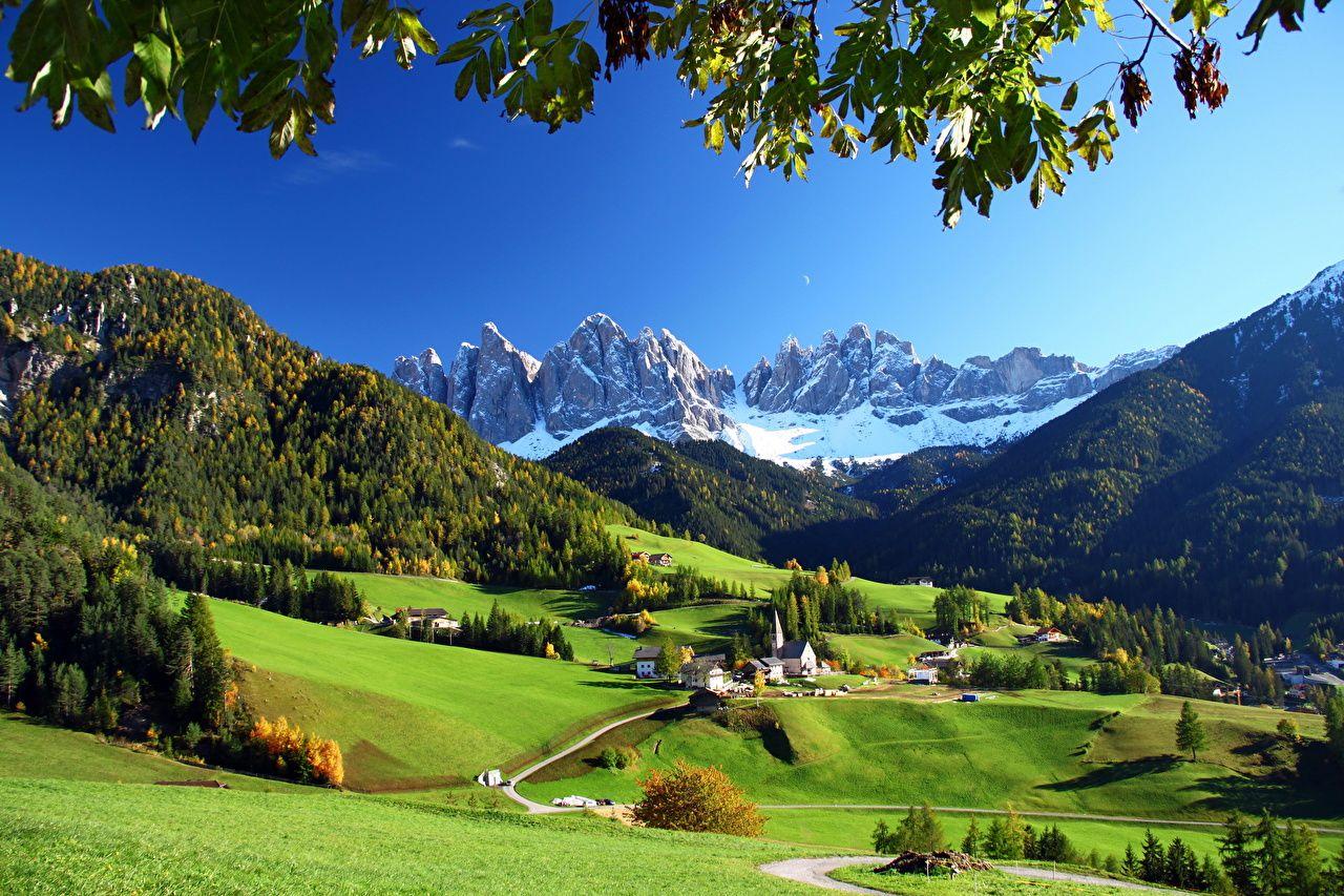 1280x853 Photos Italy Funes Nature Mountains Grasslands Landscape photography