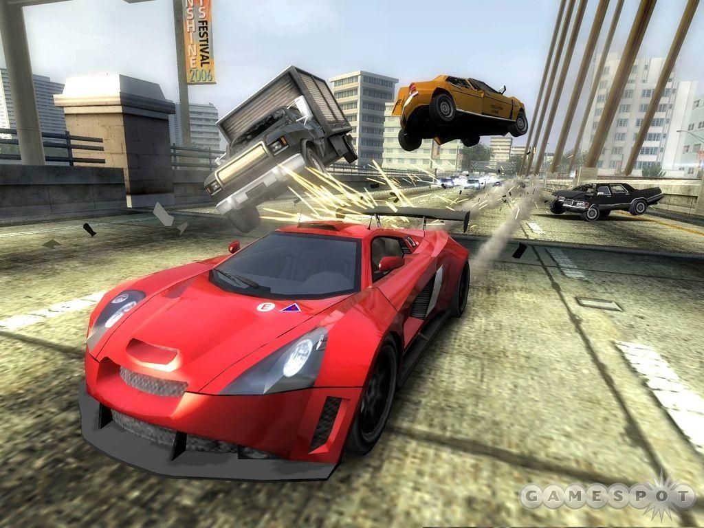 1024x768 Burnout 3: Takedown Wallpaper .