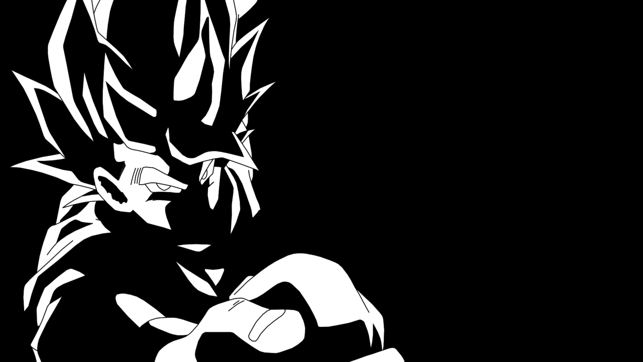 Dragon Ball Vegeta digital wallpaper Dragon Ball Dragon Ball Z Black White  Vegeta (Dragon Ball) #1080P #w…