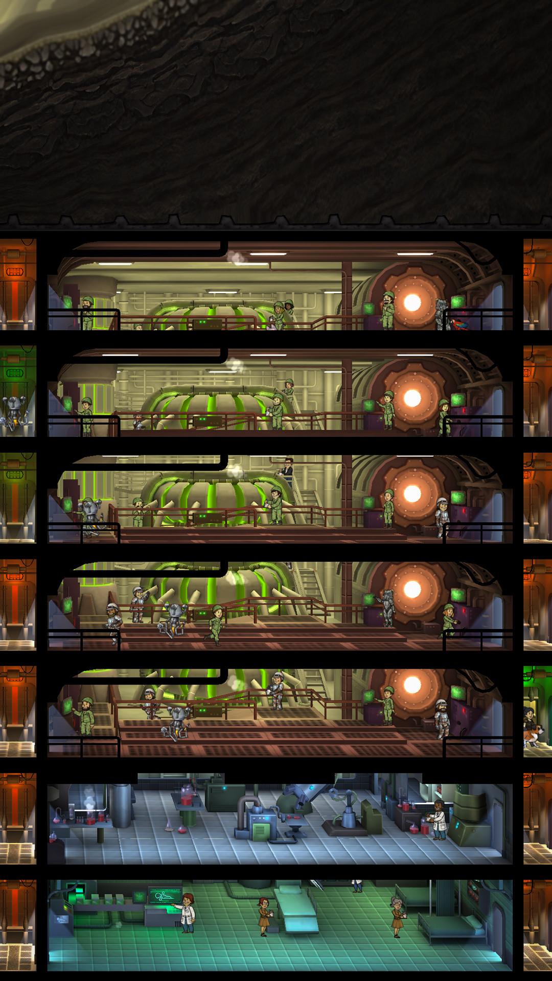 1080x1920 HD Fallout Shelter Phone Wallpaper .