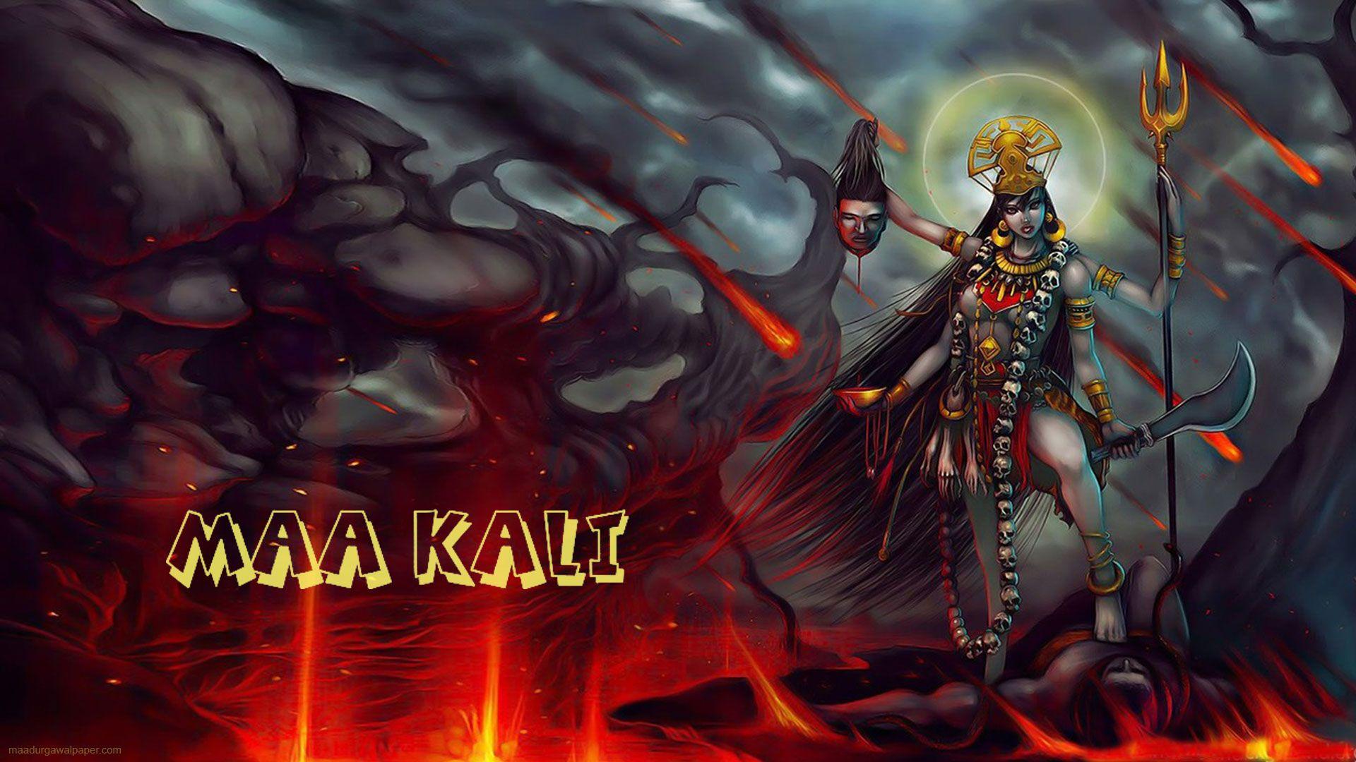 1920x1080 Goddess Kali Animated hình nền