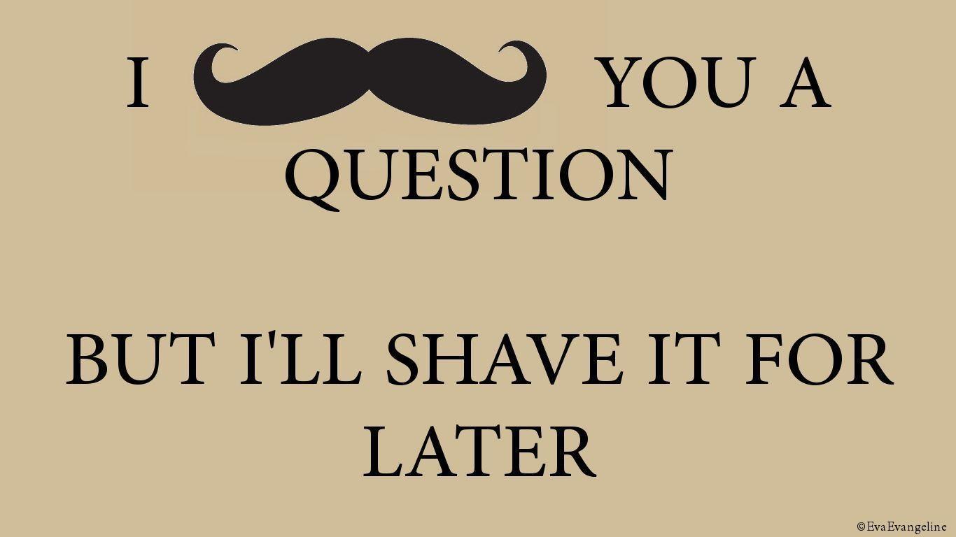 1366x768 Cute Mustache Desktop Wallpaper on .wallpaper.dog