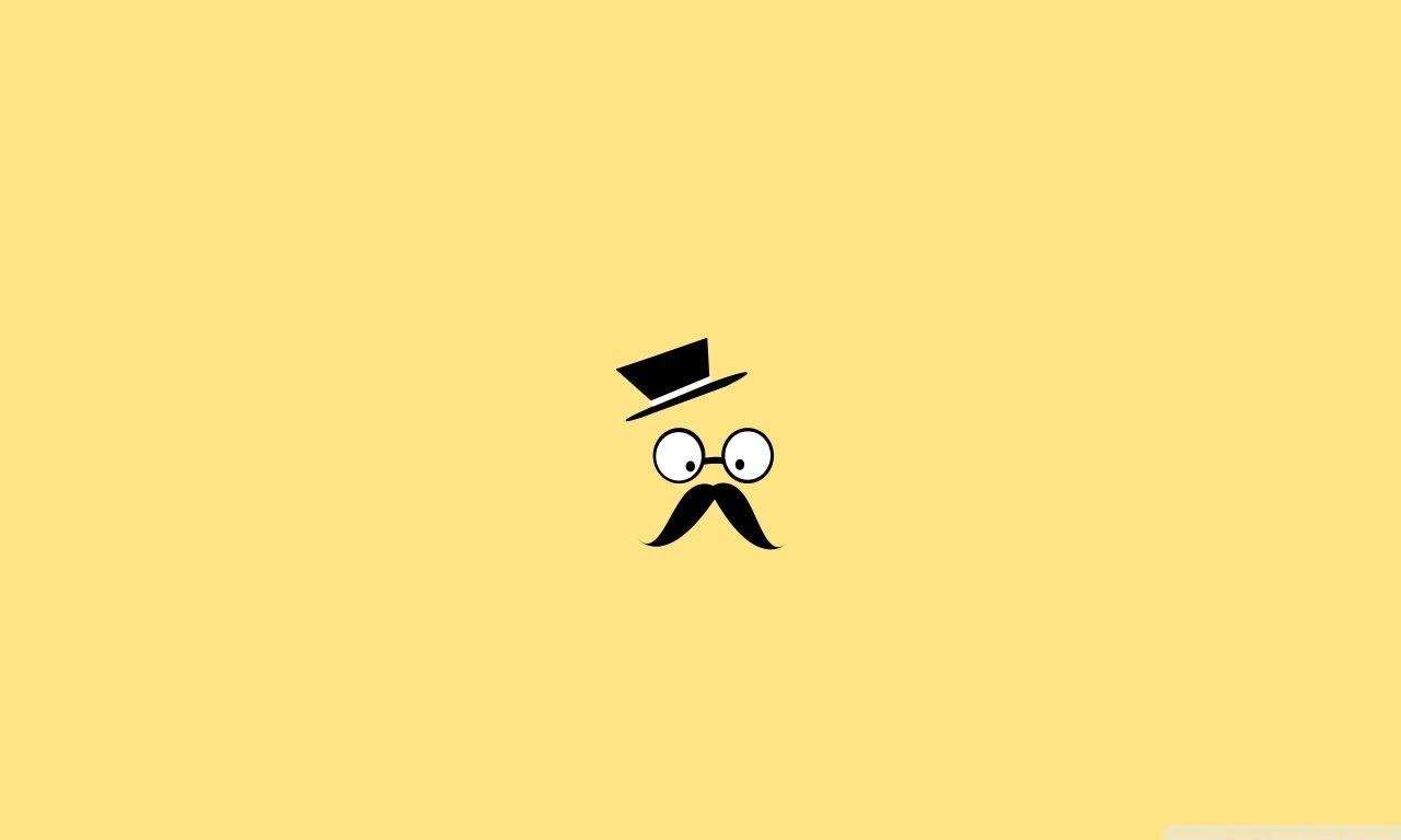 1280x768 Mustache Man Vector Art Ultra HD .