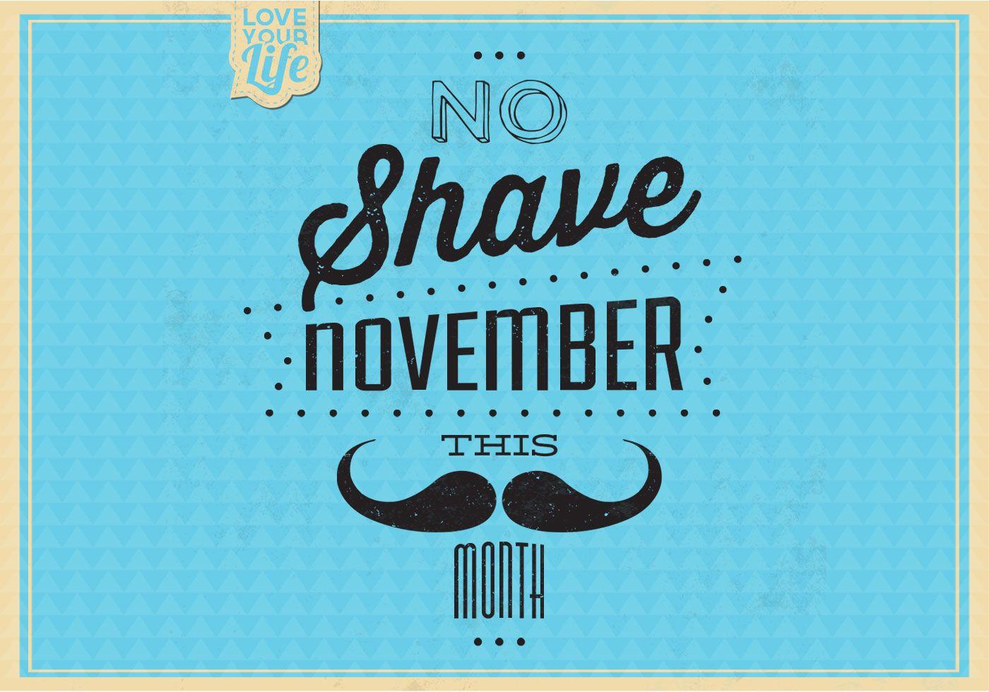1400x980 Vintage No Shave November Vector .