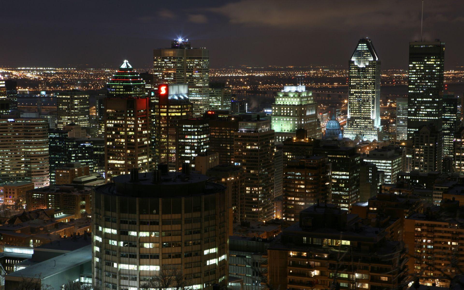 1920x1200 Free download Centre ville de Montreal .