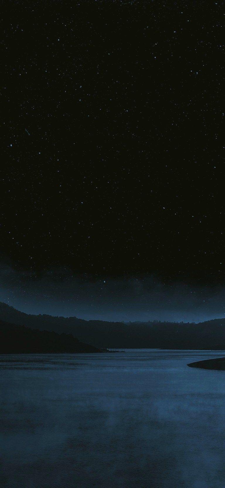 768x1664 Night Sky Star Dark Nature Amoled HD .