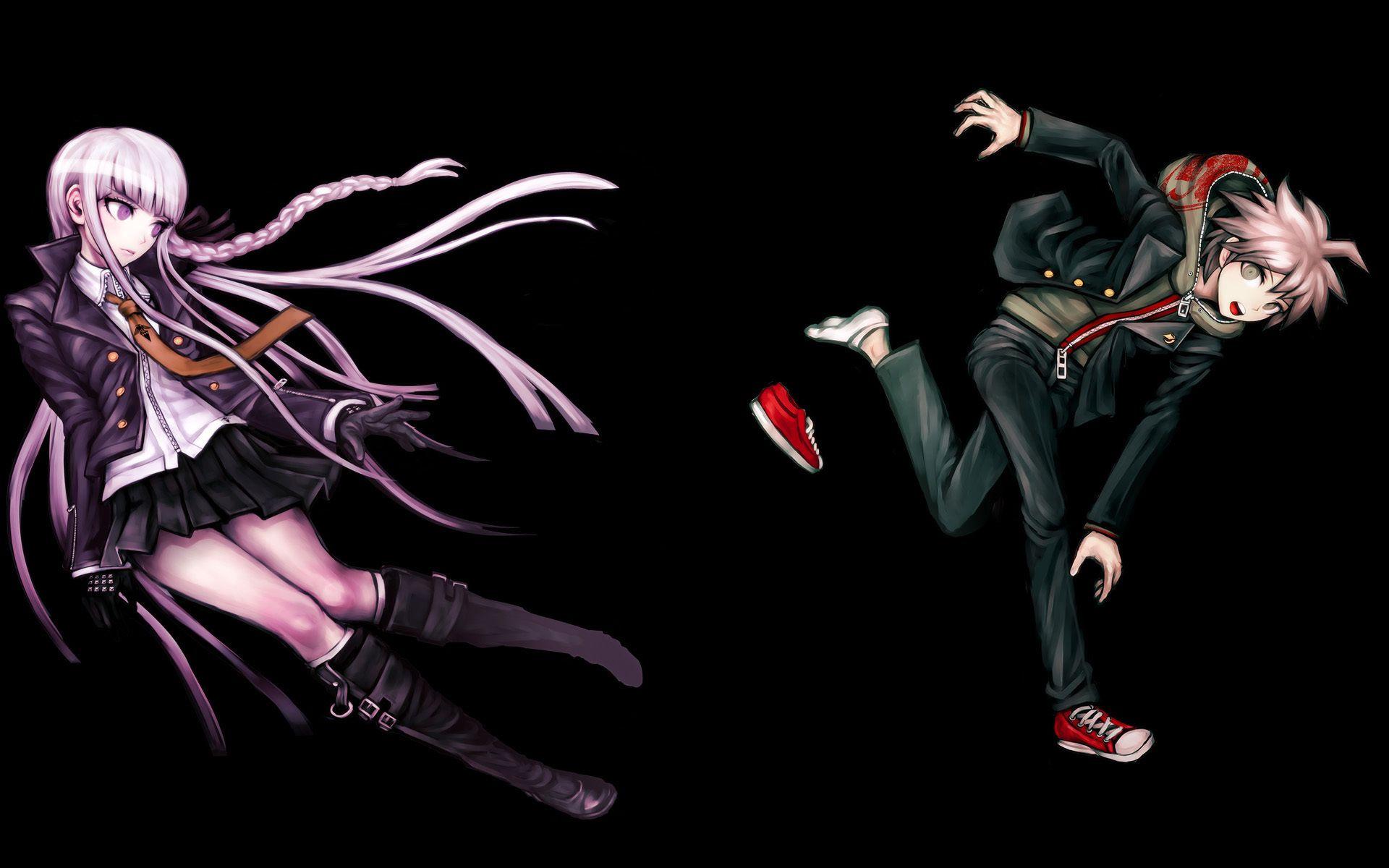 1920x1200 Kyoko Kirigiri and Makoto Naegi .steam.pics