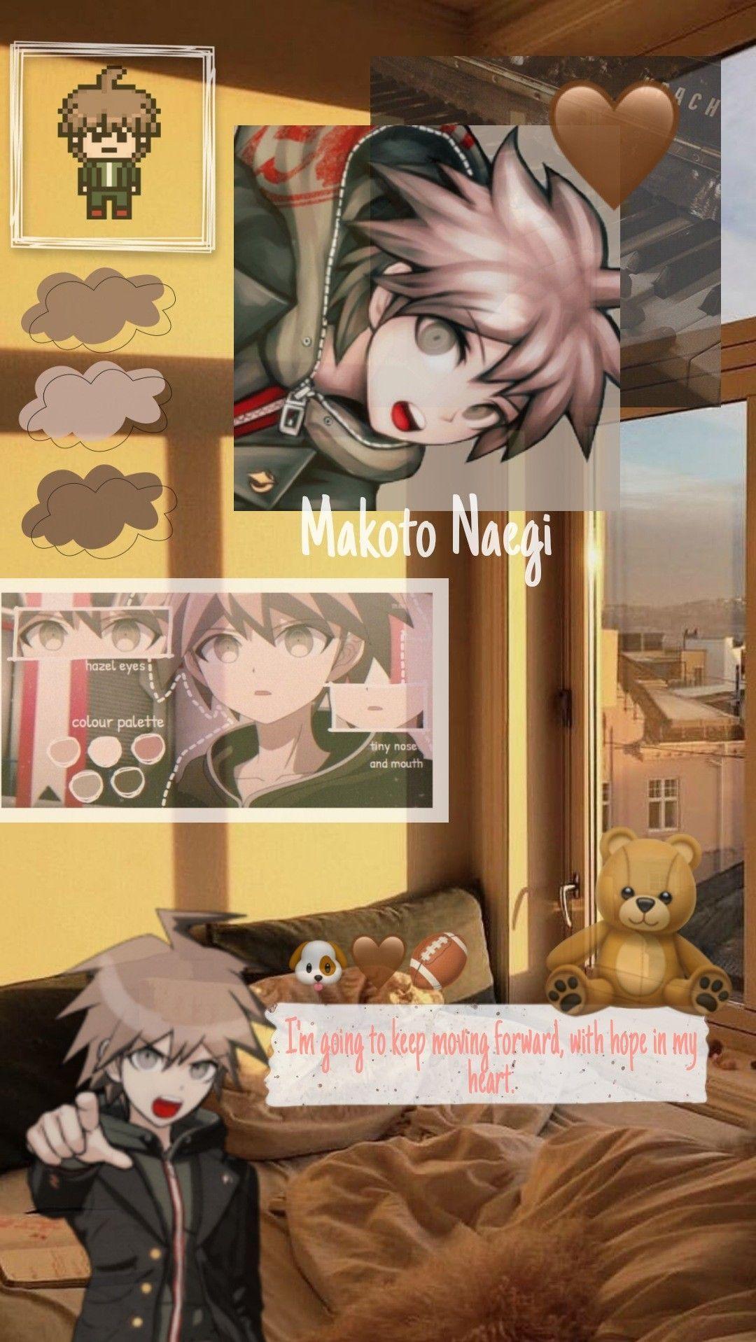 1080x1917 Makoto naegi, Danganronpa,