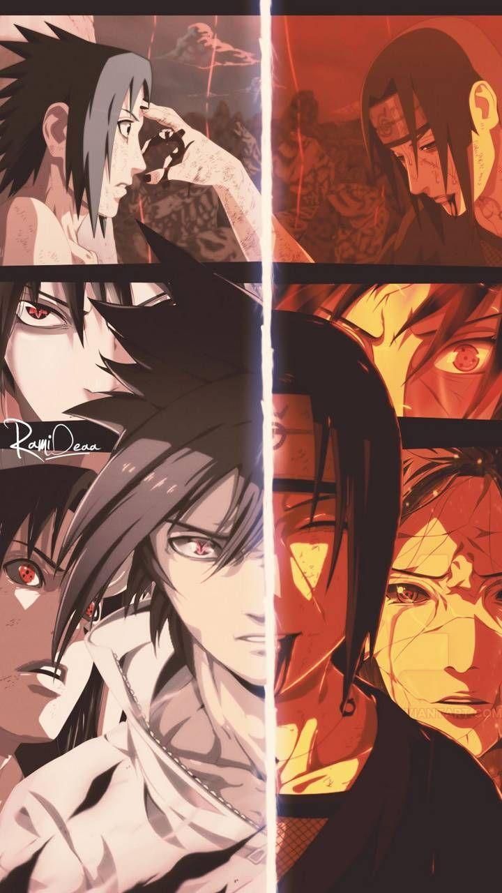 720x1280 Sasuke and itachi, Itachi uchiha,