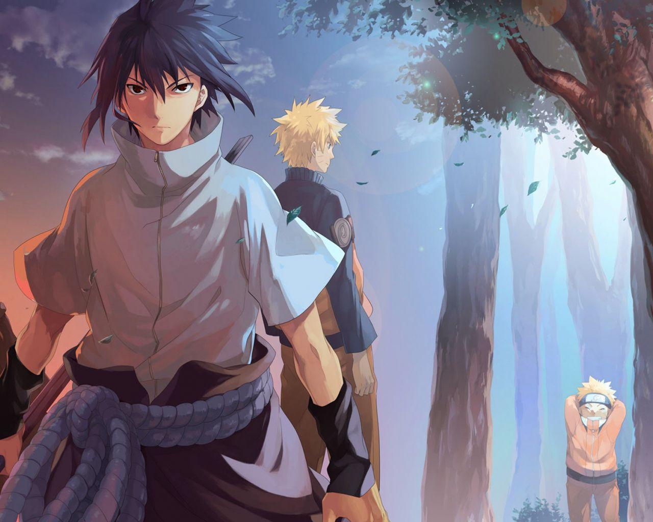 1280x1024 Free download sasuke itachi uchiha .