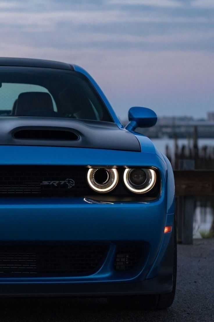 736x1103 Blue Dodge Challenger Demon Wallpaper .