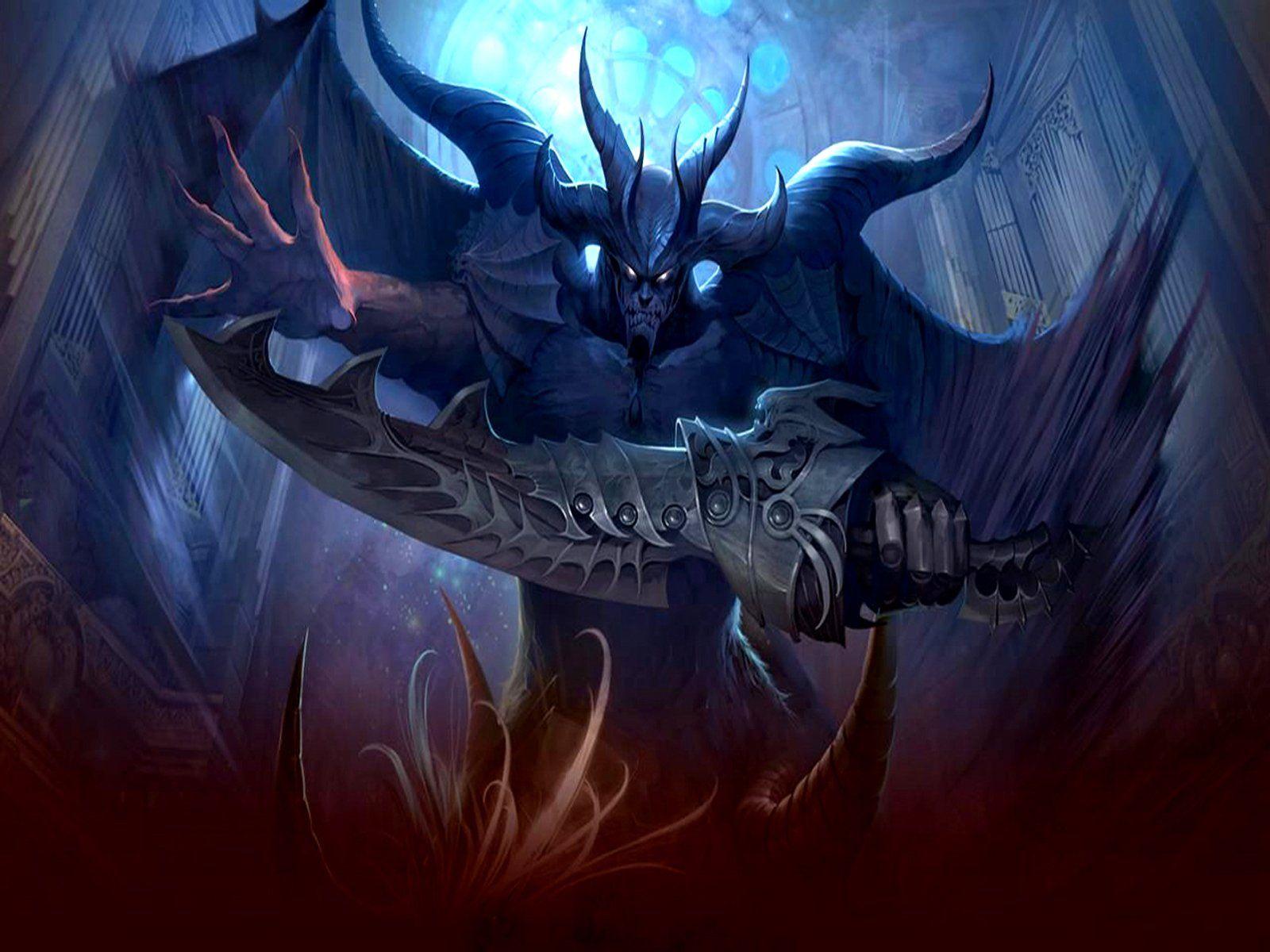 1600x1200 Free download Wallpaper Demon sword demons Wallpaper 3D for deskd picture [1600x1200] for your Desktop, Mobile & Tablet. Explore 3D Demon Wallpaper. Demon Clown Wallpaper, Ghost Wallpaper Free