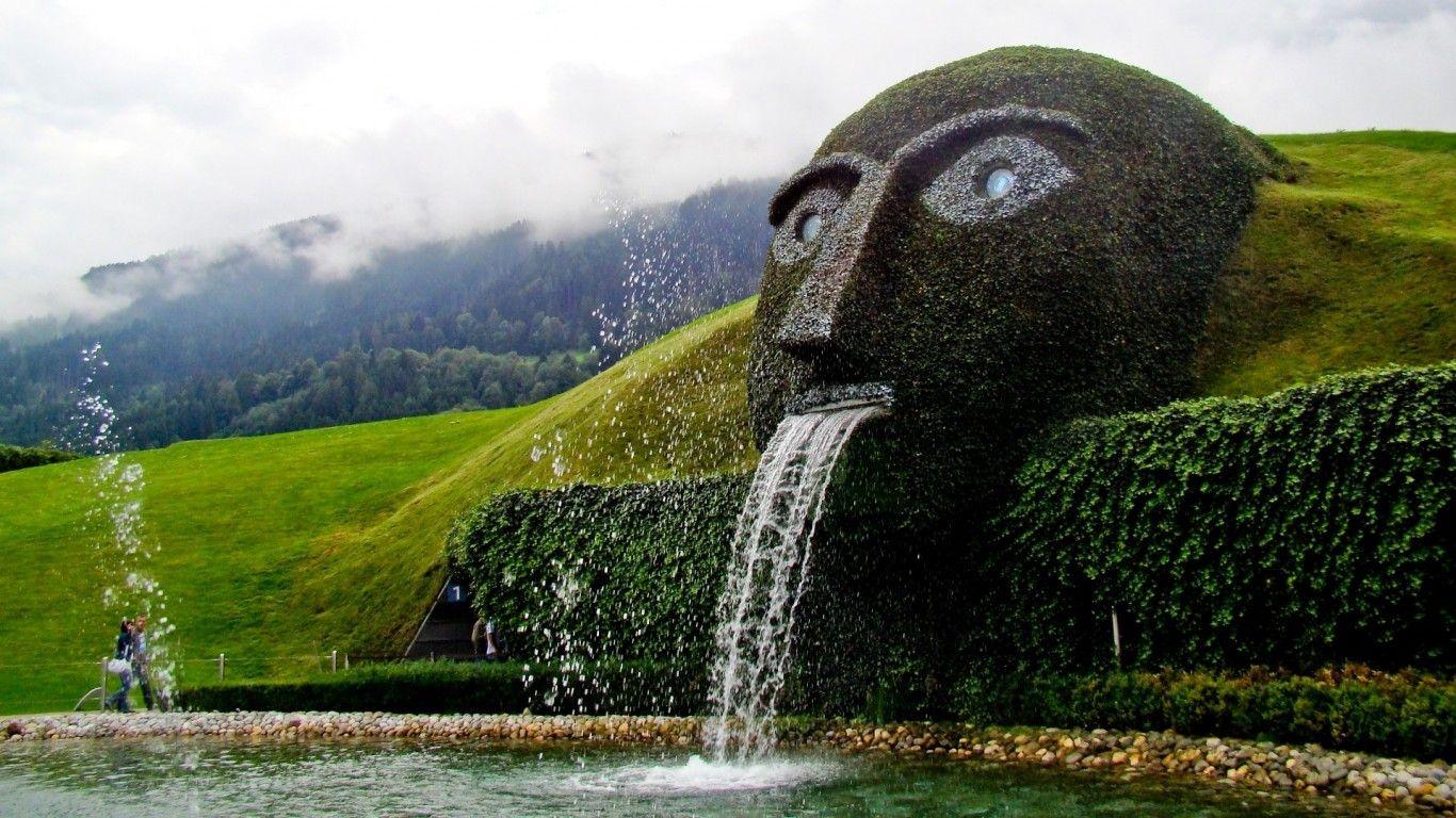 1366x768 Water Fountain Wallpaper HD .