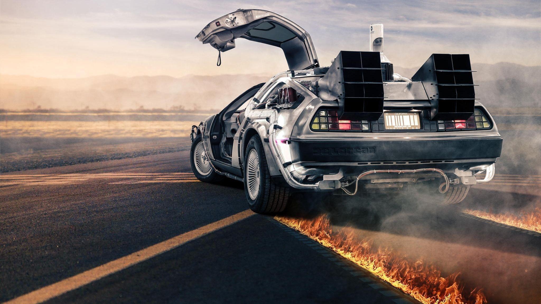 2048x1152 Delorean Wallpaper Group Wallpaper