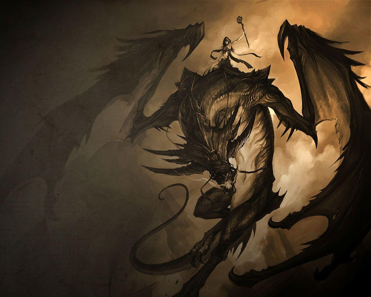 1280x1024 Dragon HD Wallpaper -