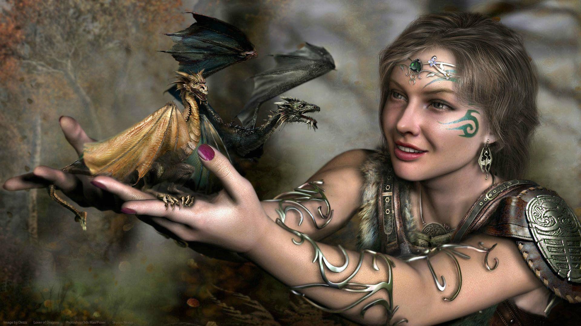1920x1080 Fantasy dragon, Fantasy
