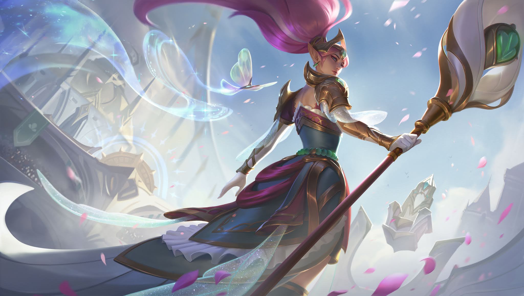 2048x1159 Wallpaper: Battle Queen Diana, Janna .waifu.clan.su