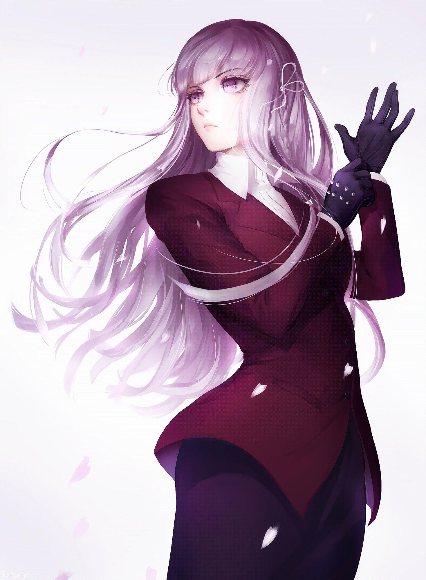 1468x2000 #anime girls, #anime, #purple .