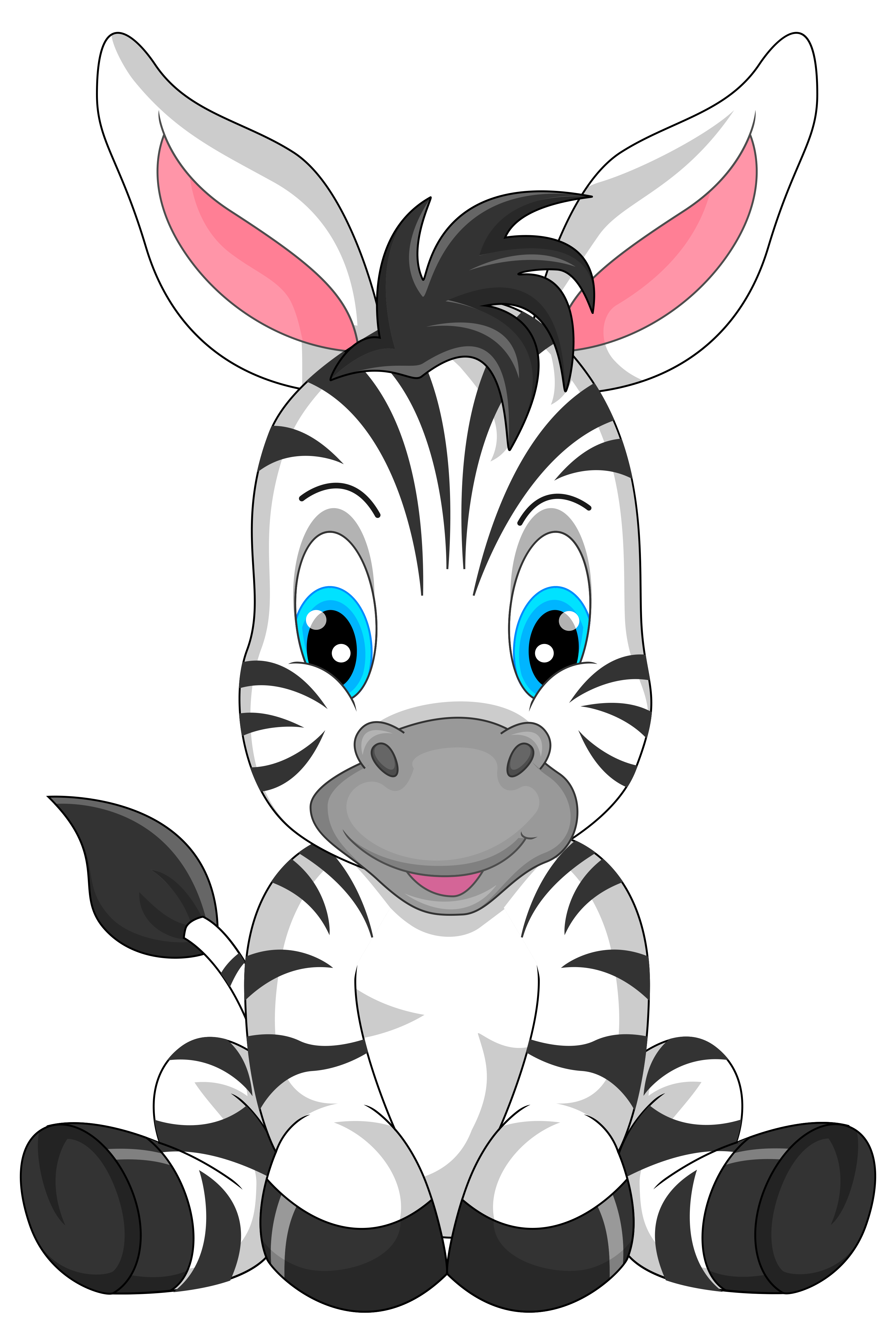 3295x4932 Cute Zebra Cartoon PNG Clipart Image .gallery.