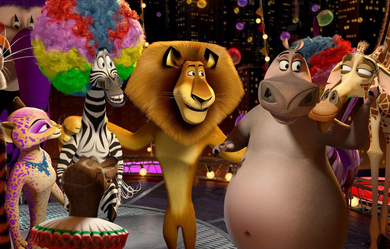 1332x850 Alex The Lion, Hippo Gloria, Melman .
