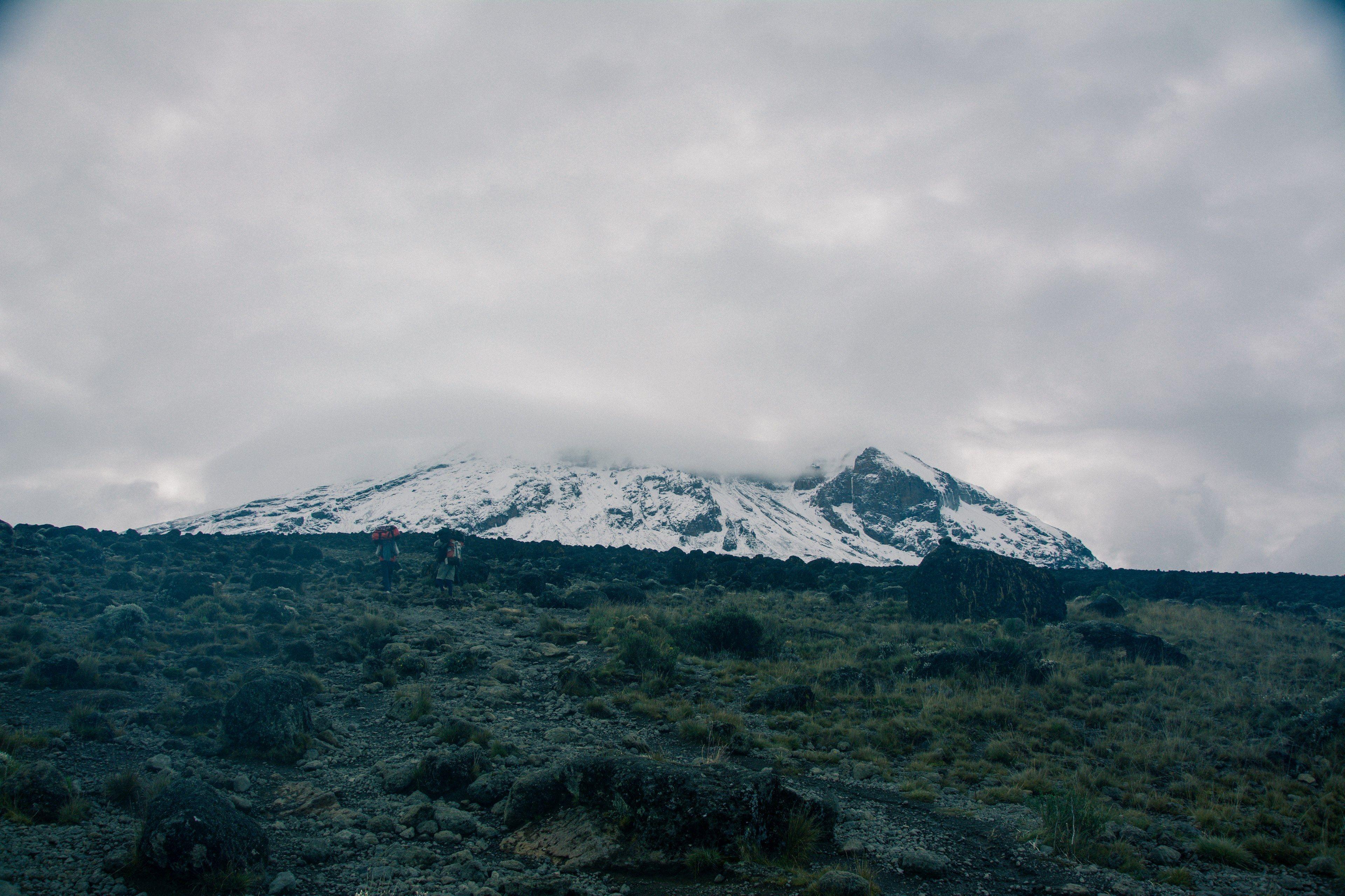 3840x2560 overcast clouds cover icy mountains in .