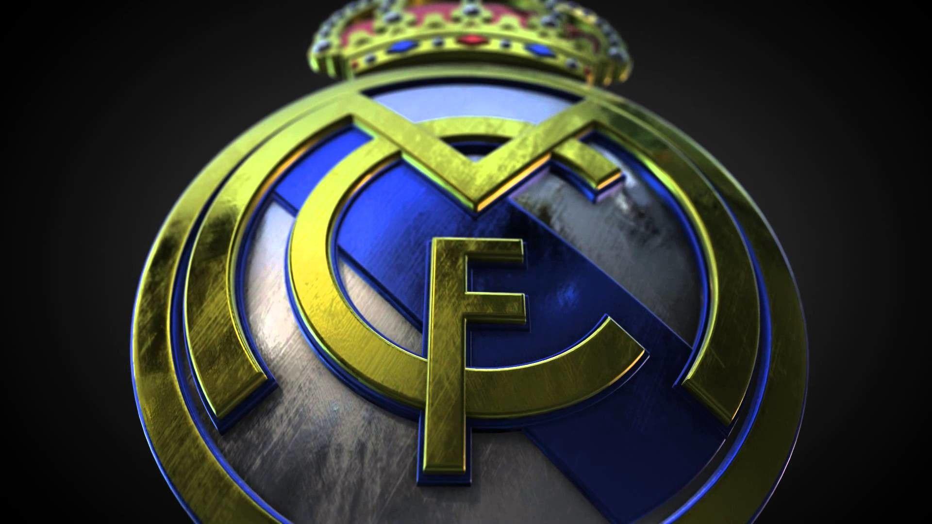 1920x1080 Real Madrid Logo Wallpaper HD Madrid Logo 3D HD Wallpaper