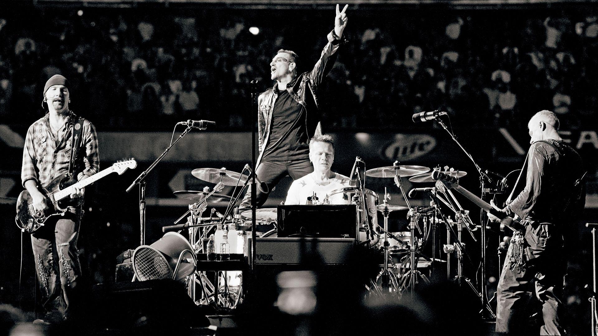 1920x1080 Download wallpaper 1920x1080 u scene, drum, guitars, show HD