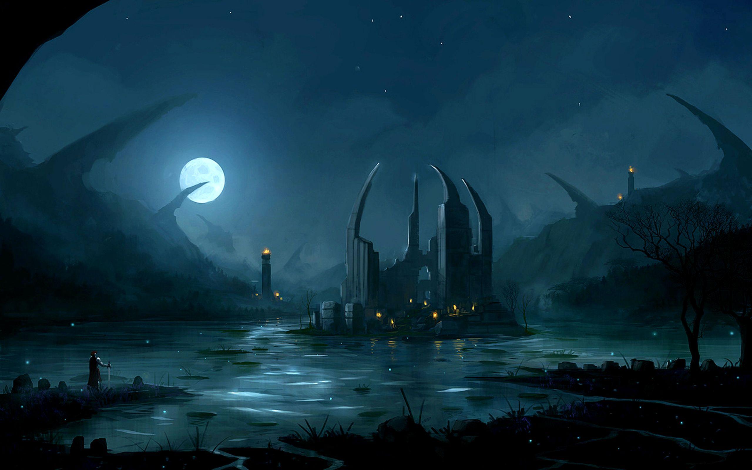 Dark Anime Scenery Wallpapers - Top Free Dark Anime Scenery Backgrounds ...