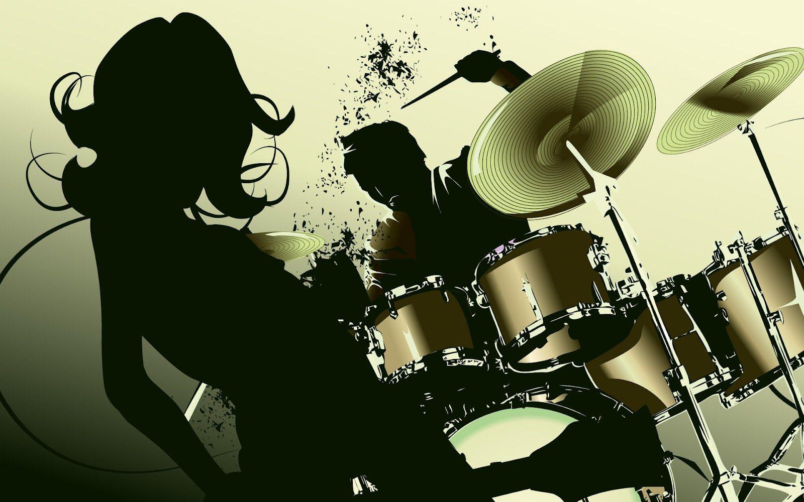 1600x1000 Vector Drums Wallpaper HD Wallpaper