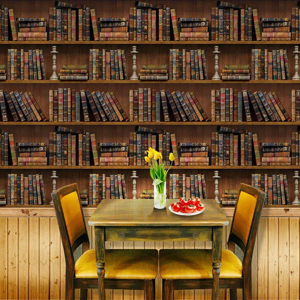 960x960 3D Bookshelf PVC Sticker Wall Stickers .aliexpress.com · In stock