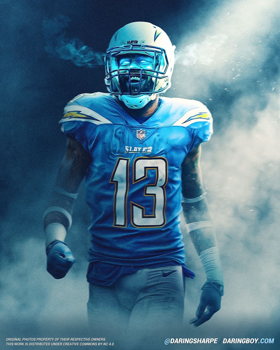 1080x1350 Keenan Allen, Los Angeles Chargers. Daring Boy Interactive
