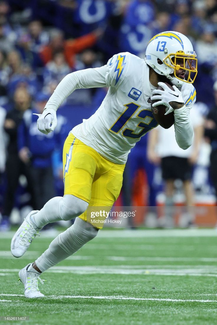 736x1104 Keenan Allen of the Los Angeles Chargers makes a reception against