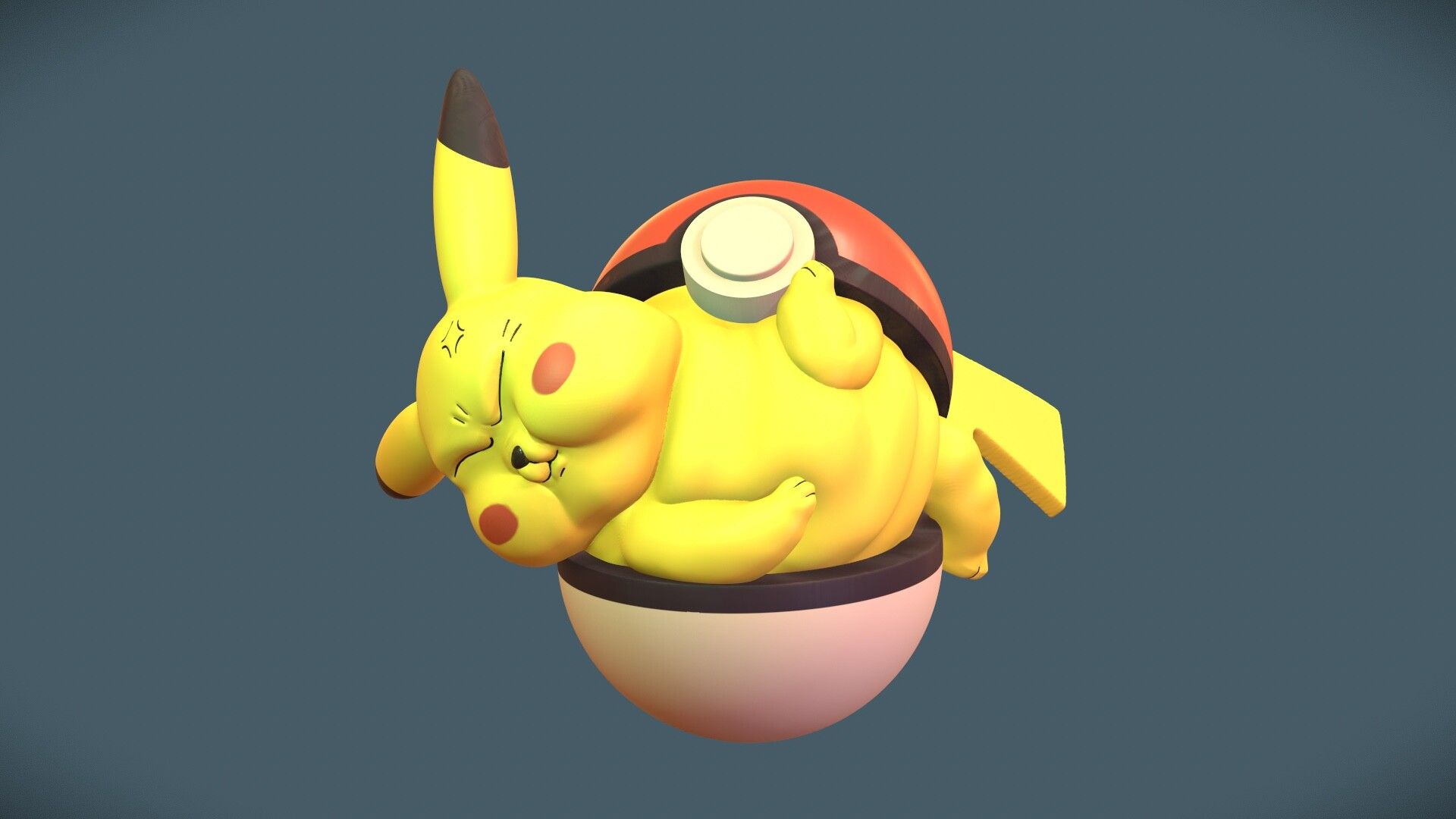 1920x1080 Fat Pikachu
