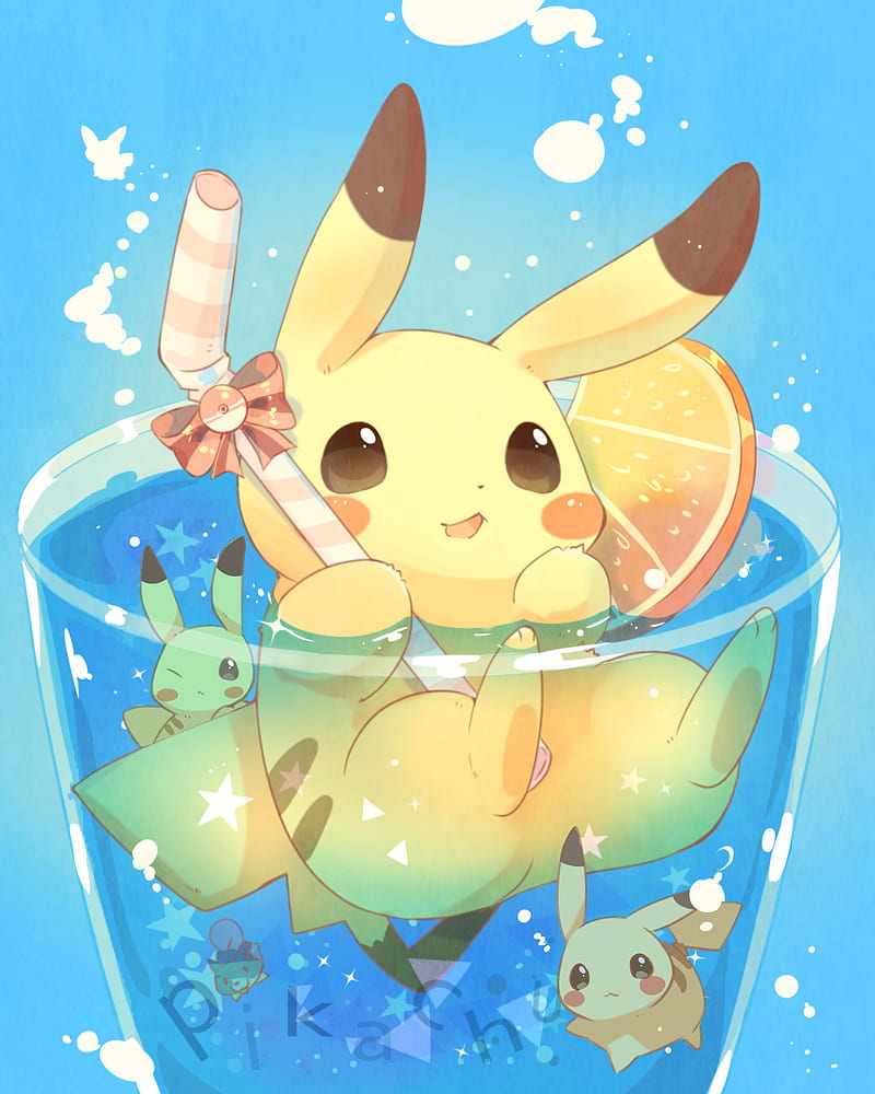800x1000 Raichu, pikachu, smiling, cute, pokemon, Anime, HD wallpaper