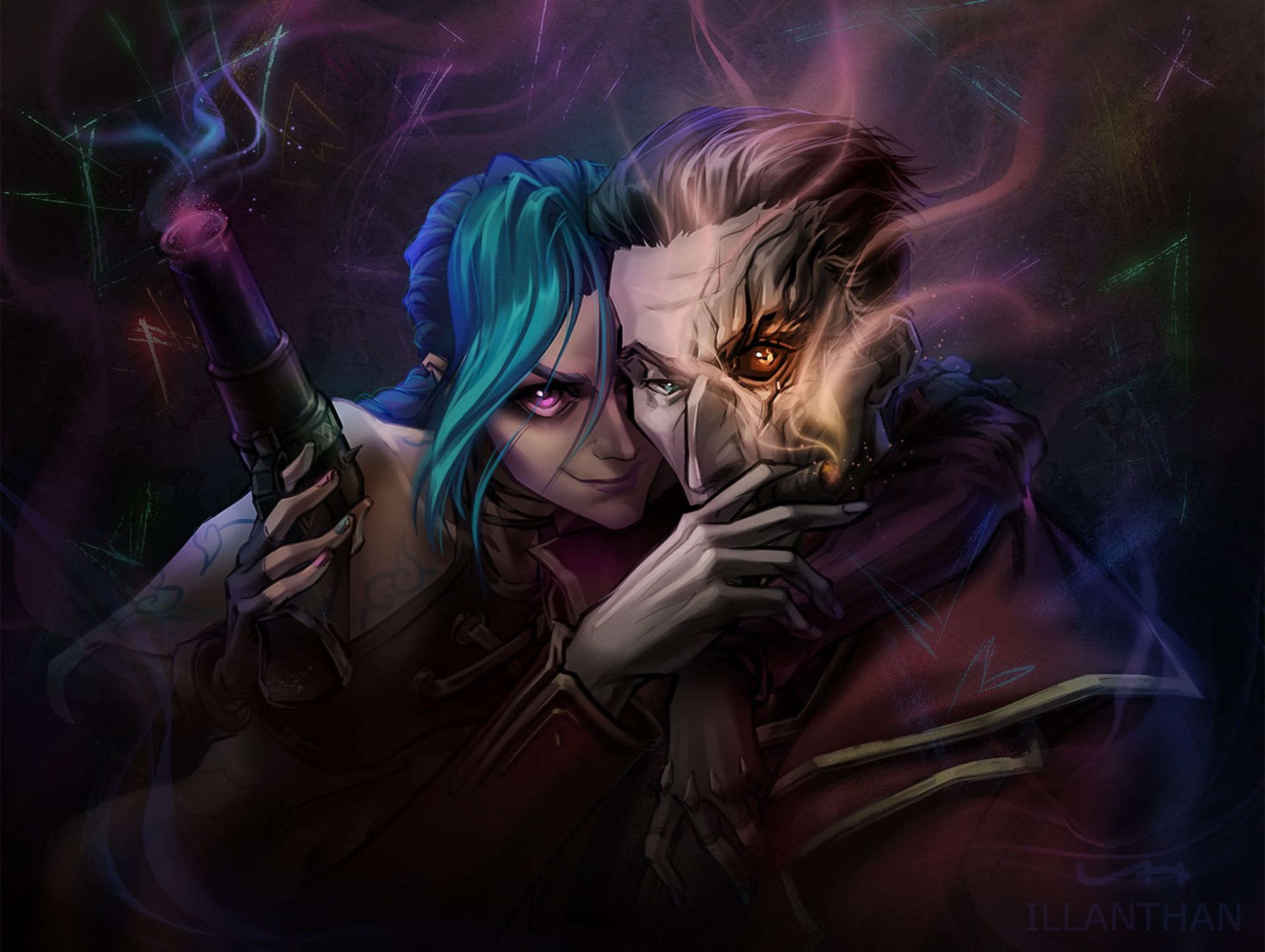1920x1446 Arcane: Jinx & Silco