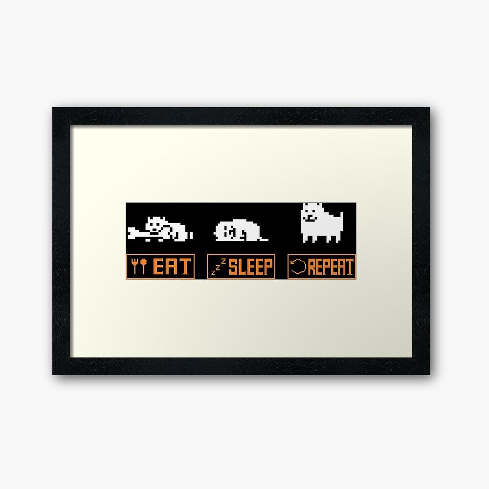 1000x1000 Annoying Dog Sleep Repeat Greeting Card