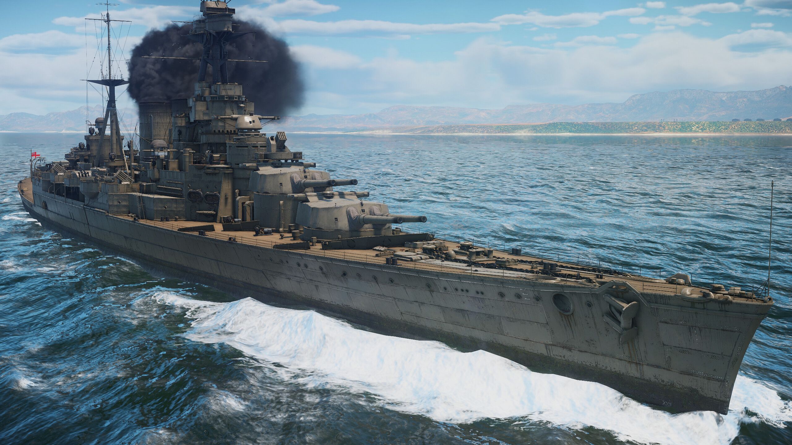 2560x1440 HMS Hood (51): The Mighty Hood